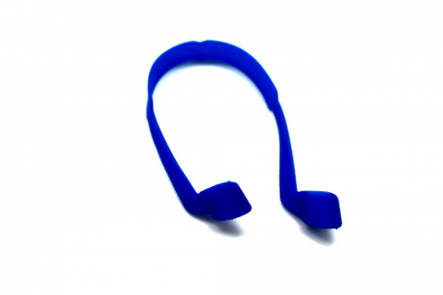 шнурок-резинка для очков детский (20 см) синий