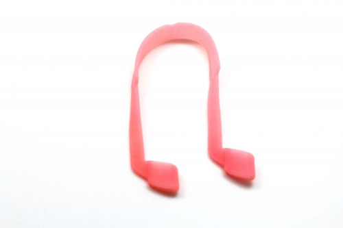 шнурок-резинка для очков детский (20 см) розовый