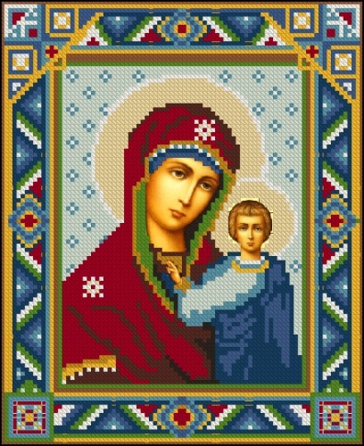 3146 Казанская Богородица. Алмазная мозаика