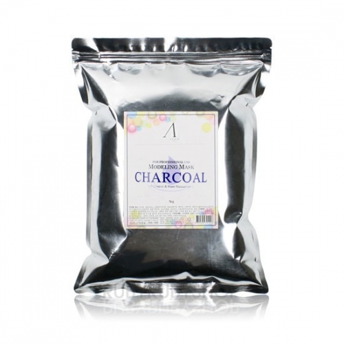 Маска альгинатная для жирной кожи с расширен.порами (пакет)  Charcoal Modeling Mask / Refill 1кг