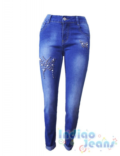 Стильные зауженные джинсы для девочек