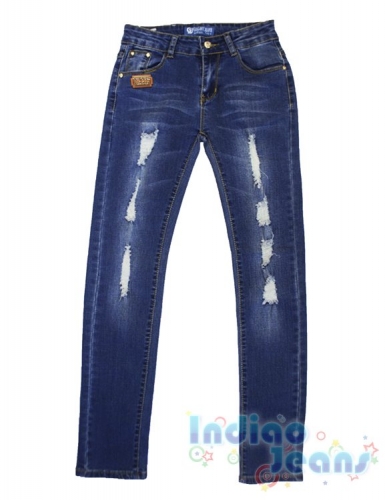 Рваные джинсы для девочек