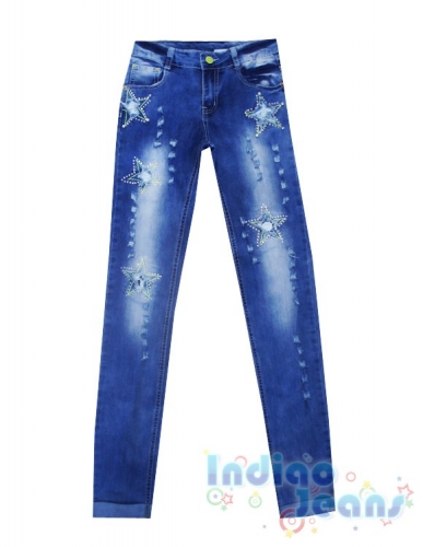 Модные джинсы со звездами