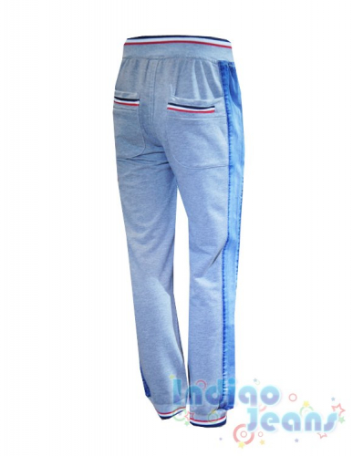 Ультрамодные комбинированные брюки для мальчиков