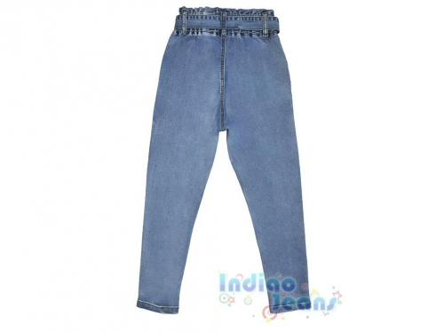  Стильные джинсы на резинке для девочек, арт. I34698