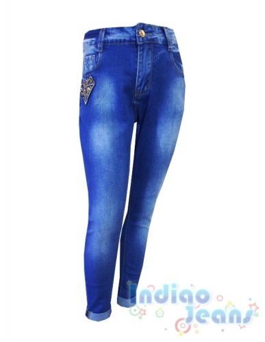 Ультрамодные  джинсы-бойфренды для девочек