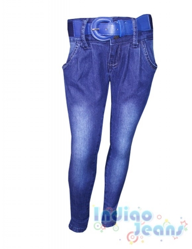  682 р.Стильные джинсы-галифе для девочек