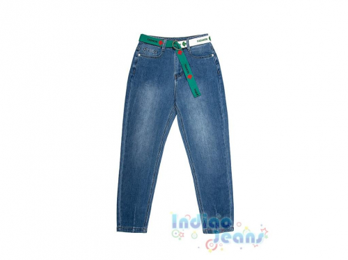 Модные джинсы-момы для девочек, арт. S21903