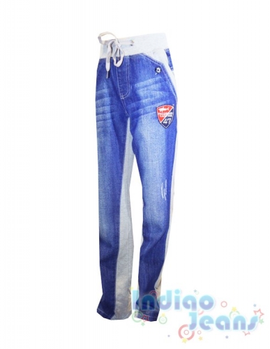  1298 р.Ультрамодные комбинированные брюки для мальчиков