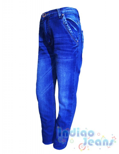 Ультрамодные джинсы-стрейч для мальчиков