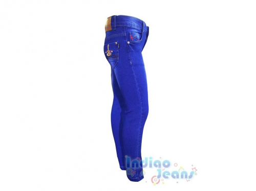 Плотнооблегающие джинсы-стрейч для девочек