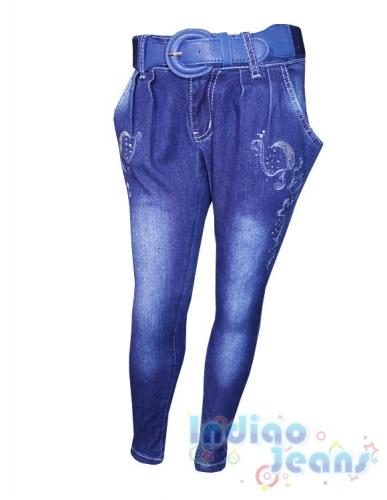  660 р.  Ультрамодные джинсы-галифе для девочек