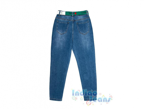 Модные джинсы-момы для девочек, арт. S21903