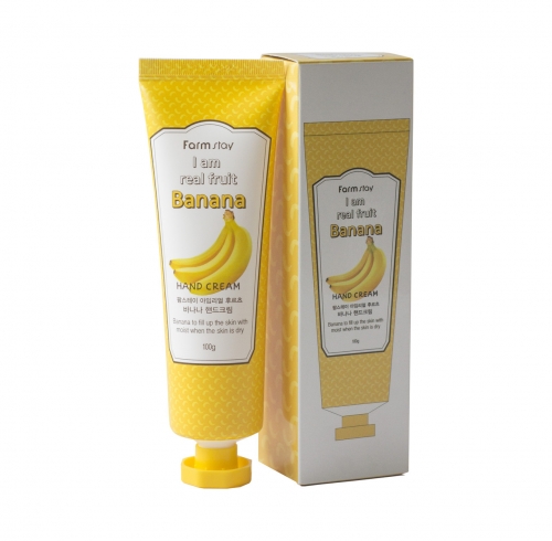 Крем для рук увлажняющий с экстрактом банана FARMSTAY I am Real Fruit Banana Hand Cream