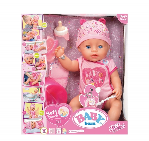  Супер Акция!  Baby Born Soft Touch Girl Doll