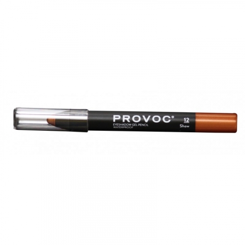 Provoc Eyeshadow Pencil 12 Тени-карандаш водостойкие (медный, шиммер) 	