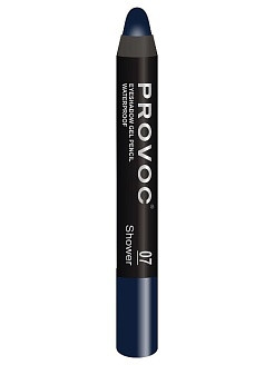 Provoc Eyeshadow Pencil 07 Тени-карандаш водостойкие (сапфировый, шиммер)