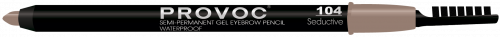             PROVOC Eye Brow Liner 104 Tease  Гелевая подводка в карандаше для бровей (светло-коричневый)	