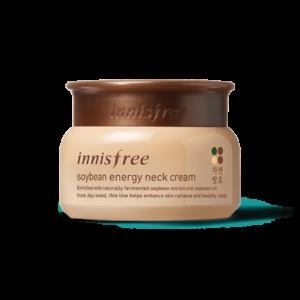 Энергетический антивозрастной крем для шеи с экстрактом соевых бобов INNISFREE Soybean Energy Neck Cream