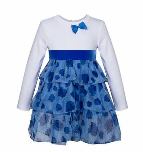 Платье ПЛ-13164 Синие розы