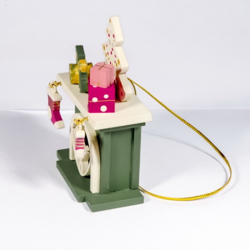 Елочная игрушка - Камин 6011 P Tree
