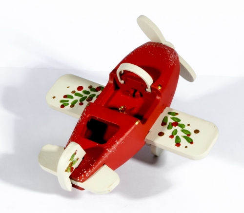 Елочная игрушка - Самолет Моноплан 3020