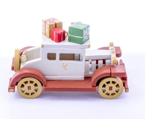Елочная игрушка, сувенир - Машинка легковая 1013 Brown chassis