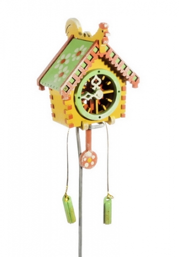 Елочная игрушка, сувенир - Часы с маятником 370-1