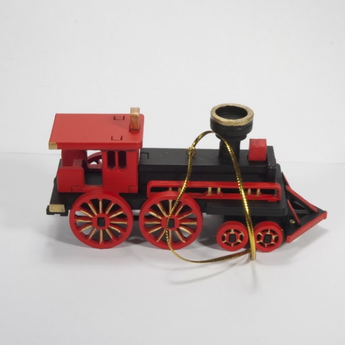 Елочная игрушка, сувенир - Ретро паровоз 9005