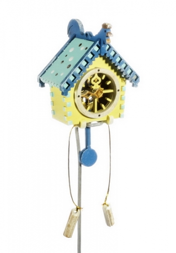 Елочная игрушка, сувенир - Часы с маятником 270-1