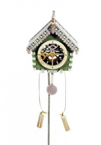 Елочная игрушка, сувенир - Часы с маятником 6011