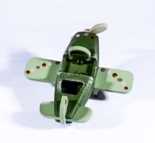 Елочная игрушка - Самолет Моноплан 6011