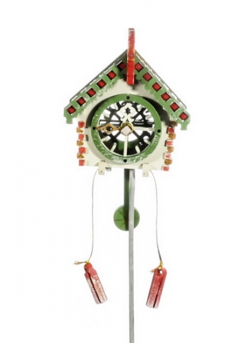 Елочная игрушка, сувенир - Часы с маятником 1013 Red Roof