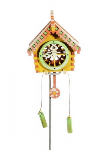 Елочная игрушка, сувенир - Часы с маятником 370-1
