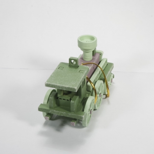 Елочная игрушка, сувенир - Ретро паровоз 6011