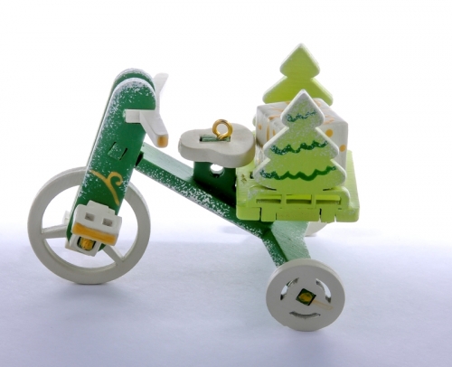 Елочная игрушка - Детский велосипед с багажником 6017 Tree