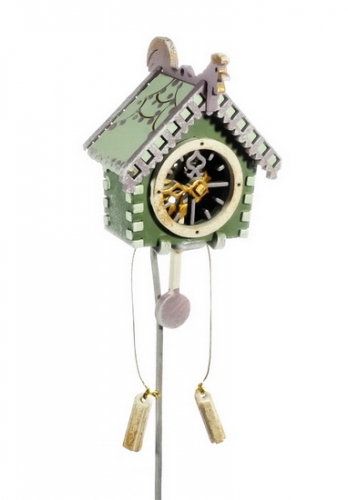 Елочная игрушка, сувенир - Часы с маятником 6011