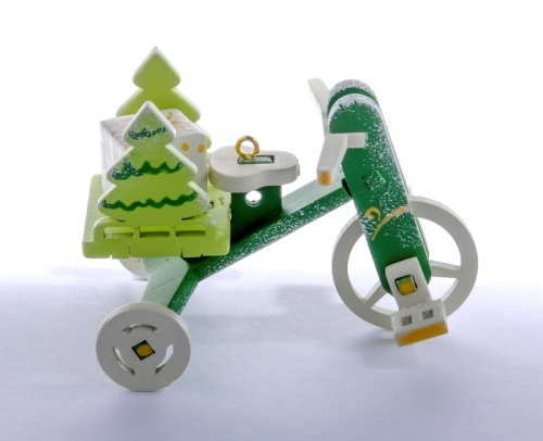 Елочная игрушка - Детский велосипед с багажником 6017 Tree