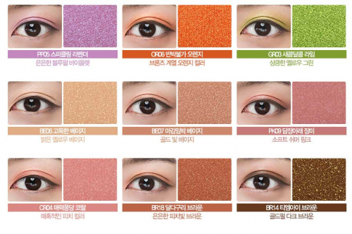 Тени для век мерцающие Saemmul Single Shadow (Shimmer)  2гр