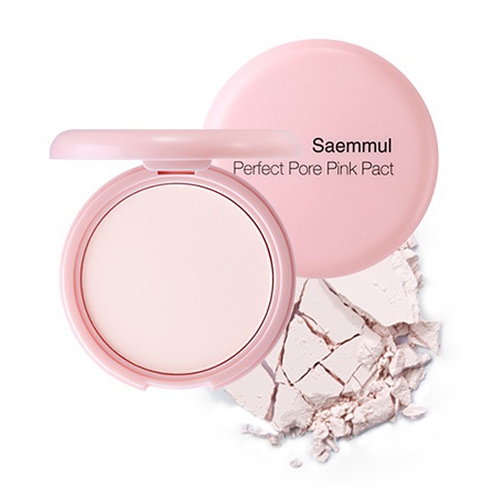 Пудра компактная розовая Saemmul Perfect Pore Pink Pact 11гр