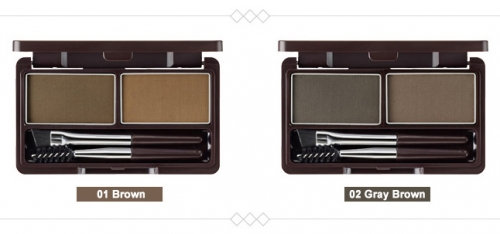 Пудра для бровей еco Soul Eyebrow Kit 2*2.5гр