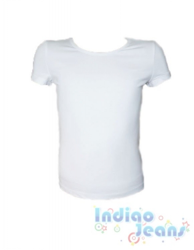 Белая футболка для девочек