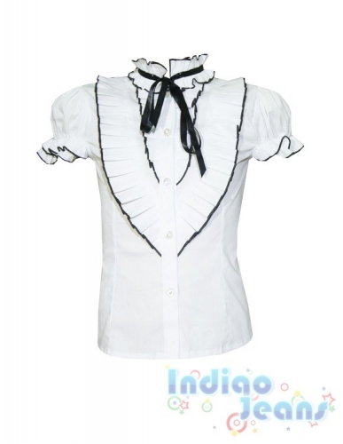Блузка с коротким рукавом для девочек