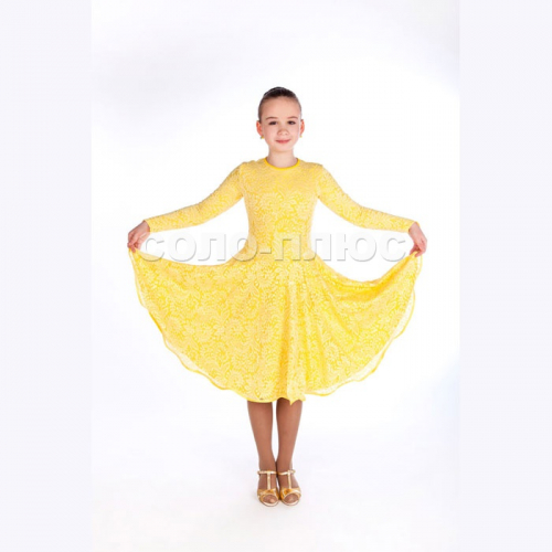 Платье сплошное гипюр, юбка солнце  PG02 34-36