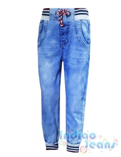  682 р.Облегченные светлые джинсы-стрейч для мальчиков