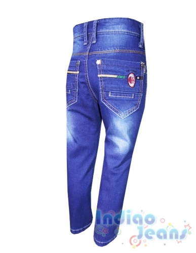Зауженные джинсы-стрейч для мальчиков