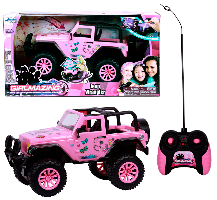 Машинка на радиоуправлении 2014 Jeep Wrangler. Машинка на радиоуправлении Jada масштаб 1:16 GIRLMAZING Jeep розовая. Машинка на радиоуправлении 2014 Jeep Wrangler, фиолетовый, 1/16. Машинка Джада Тойс на радиоуправлении.