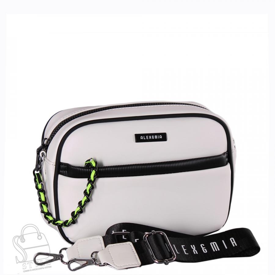 Сумка женская 8879CD white Alex&Mia/30
