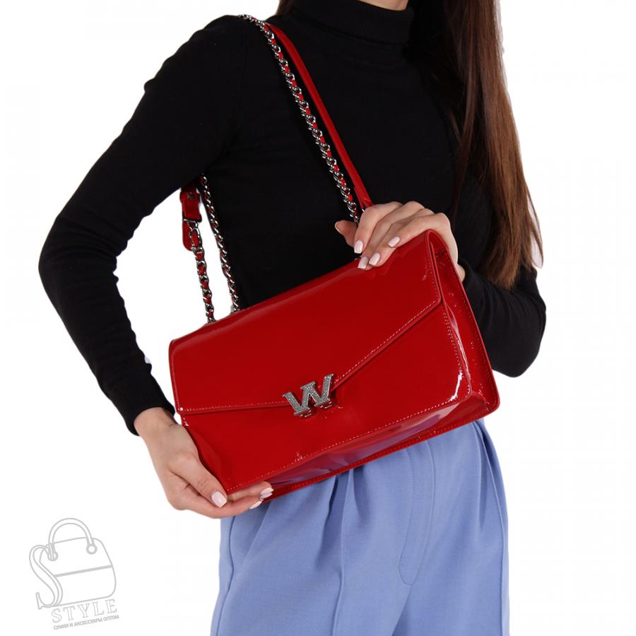 Сумка женская кожаная 945TH red Polina&Eiterou/30