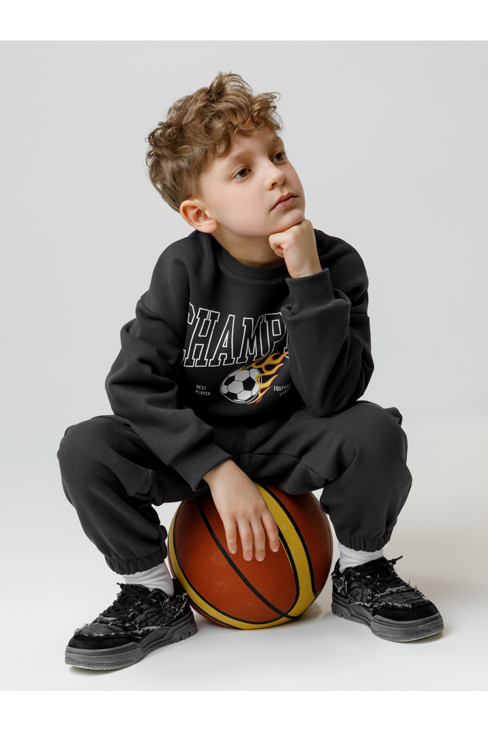 Crockid Брюки КР 400854 антрацитовый 3902 к594 Crockid